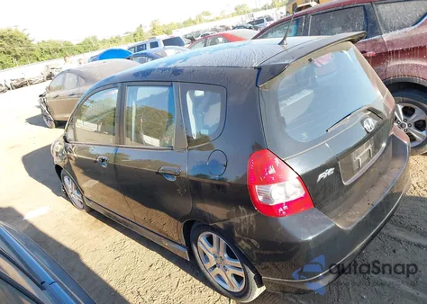 2008 Honda Fit Sport из США, поврежденный, VIN JHMGD37678S010800